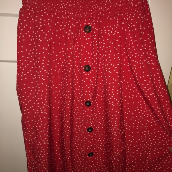 🍓Red and White Polka Dot Dress🍓 - Picture 2 of 4
